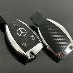 1x Carbon MERCEDES Funkschlüssel Gehäuse CARBON DESIGN Autoschlüssel Schlüssel Fernbedienung W203 W204 W205 W211 W212 W216 W221