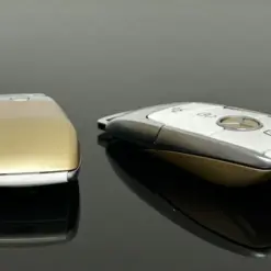 1x EDITION MERCEDES Funkschlüssel GOLDWING weiß Gold Gehäuse Autoschlüssel Fahrzeugschlüssel Schlüssel Fernbedienung – Bild 5