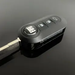 Alternative view of 1x FIAT 500 Funkschlüssel LOGO Batterie Autoschlüssel Fahrzeugschlüssel Schlüssel Fernbedienung