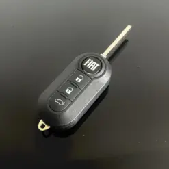 1x FIAT 500 Funkschlüssel LOGO Batterie Autoschlüssel Fahrzeugschlüssel Schlüssel Fernbedienung