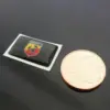 1x für ABARTH Aufkleber Logo 18mm für Spiegel Emblem Schriftzug Felge Lenkrad