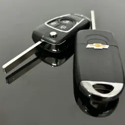 Alternative view of 1x für Chevrolet 3 Tasten Schlüsselgehäuse + Emblem/Logo Cruze Epica Lova Impala Camaro Aveo Malibu Buick