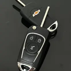 1x für Chevrolet 3 Tasten Schlüsselgehäuse + Emblem/Logo Cruze Epica Lova Impala Camaro Aveo Malibu Buick – Bild 5