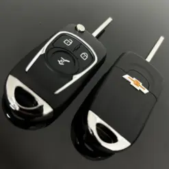 1x für Chevrolet 3 Tasten Schlüsselgehäuse + Emblem/Logo Cruze Epica Lova Impala Camaro Aveo Malibu Buick – Bild 6