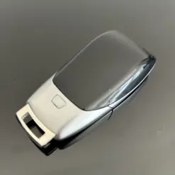 Alternative view of 1x für MERCEDES Funkschlüssel METALL schwarz Glanz Gehäuse Autoschlüssel Fahrzeugschlüssel Schlüssel Fernbedienung mit Emblem