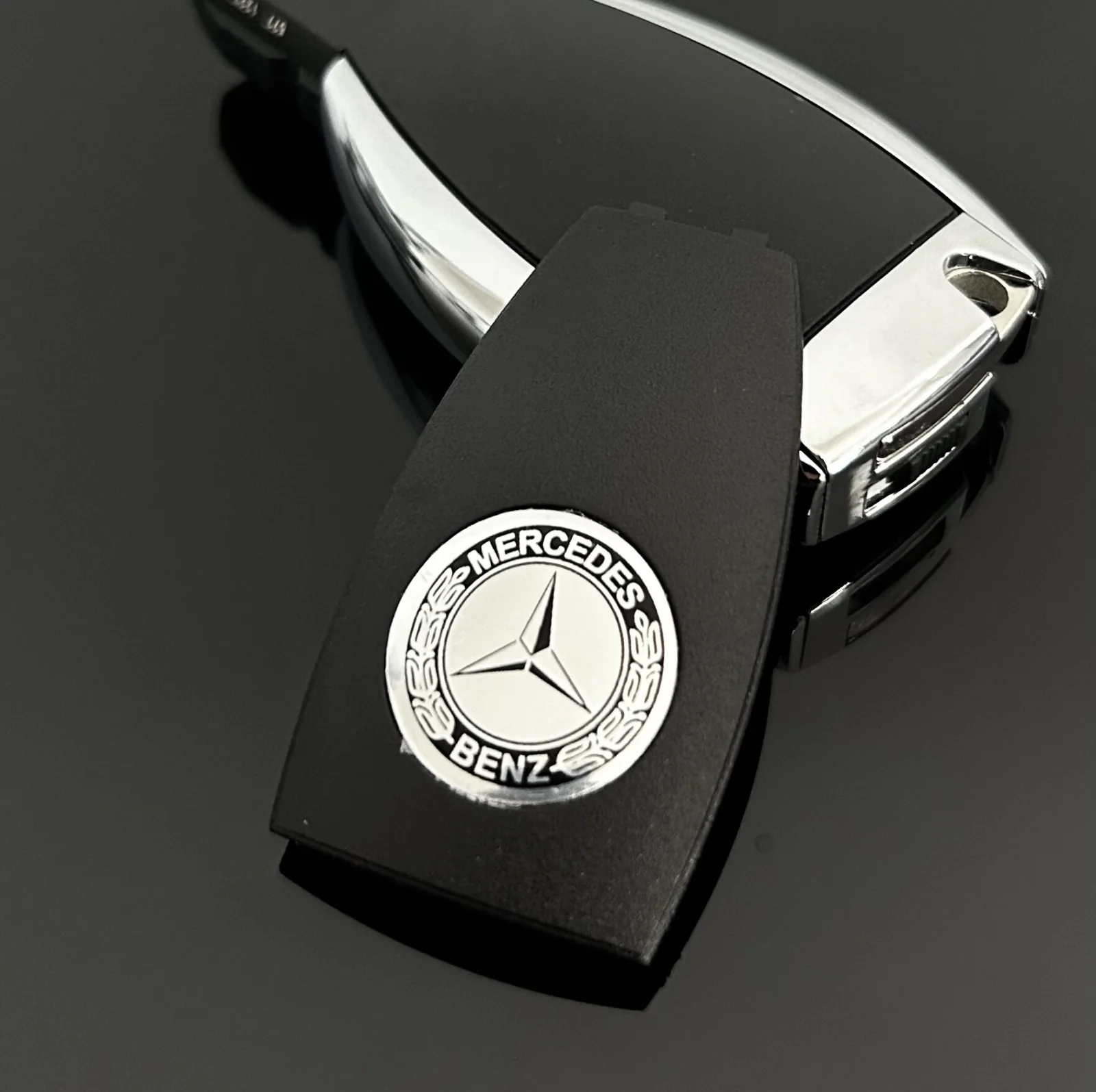 1x MERCEDES BENZ Funkschlüssel Gehäuse Rückseite für Autoschlüssel Fahrzeugschlüssel Abdeckung hinten