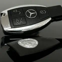 1x MERCEDES Funkschlüssel Gehäuse Rückseite AMG für Autoschlüssel Fahrzeugschlüssel Abdeckung hinten – Bild 7