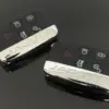 1x NEU JAGUAR Schlüsselgehäuse 4 Tasten Metall Kunststoff schwarz mit Logo Emblem
