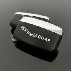 1x NEU JAGUAR Schlüsselgehäuse EDITION 4 Tasten Metall Kunststoff schwarz mit Logo Emblem – Bild 3