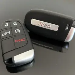 1x NEU Jeep Chrysler Schlüsselgehäuse LIMITED 5 Tasten schwarz mit Logo Emblem – Bild 6