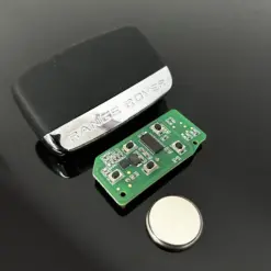 Alternative view of 1x NEU Range Rover Land Rover Auto Schlüssel mit ELEKTRONIK + Batterie 4 Tasten Metall Kunststoff mit Logo Emblem