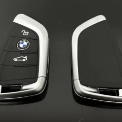 1x NEU Schlüssel Gehäuse 3 Tasten + Emblem schwarz für BMW 3 5 6 8 X3 X4 X5 X7 G21 G20 G31 G30 Autoschlüssel – Bild 3