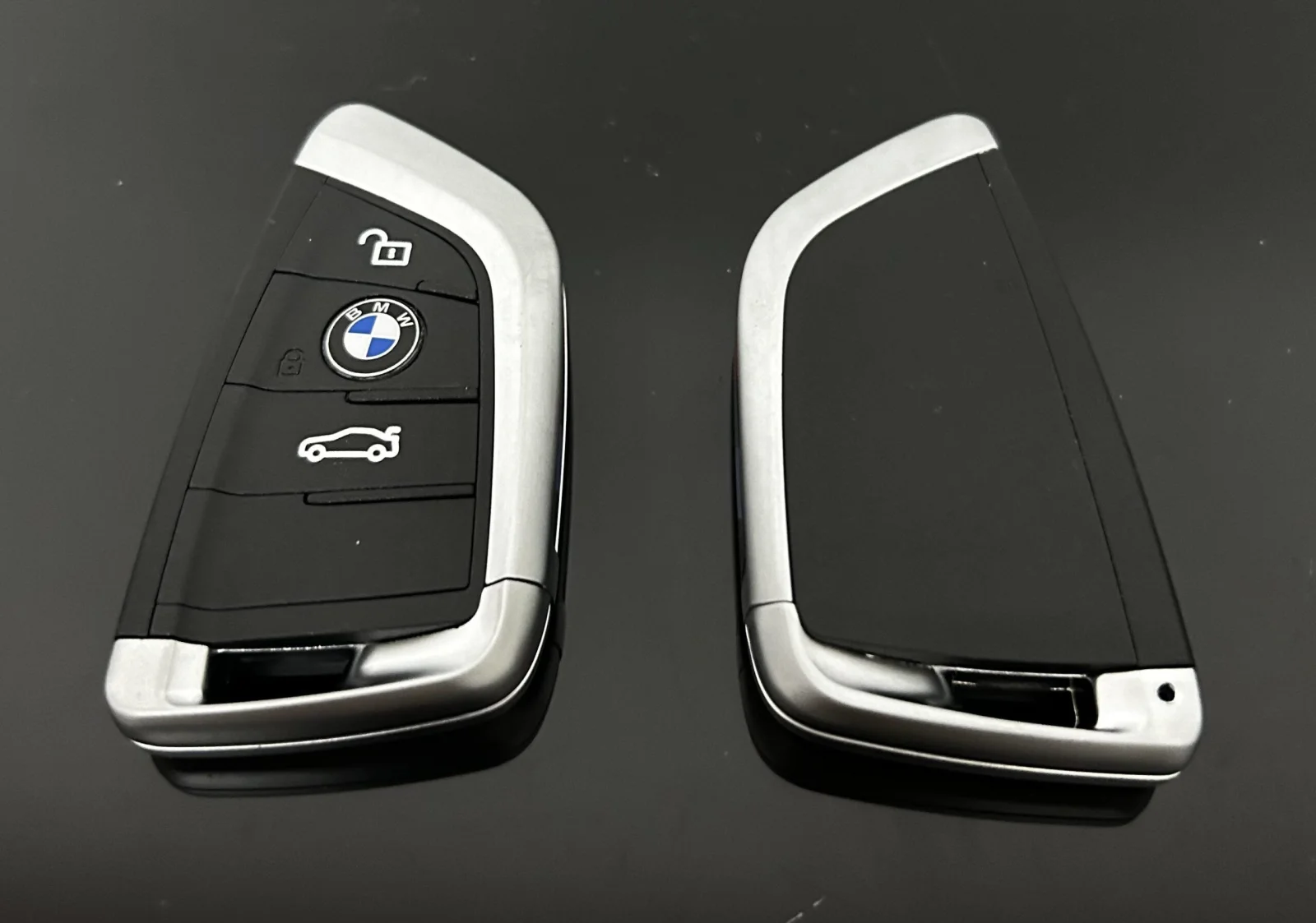 1x NEU Schlüssel Gehäuse 3 Tasten + Emblem schwarz für BMW 3 5 6 8 X3 X4 X5 X7 G21 G20 G31 G30 Autoschlüssel – Bild 3