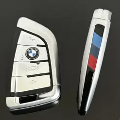 1x NEU Schlüssel Gehäuse 4 Tasten in CHROM + EMBLEM für BMW METALL 3 5 6 8 X3 X4 X5 X7 G-Serie G21 G20 G31 G30 – Bild 7