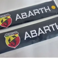 2x ABARTH Sicherheitsgurt POLSTER Schutz 28x6cm Gurtpolster Schulter Schoner Pad – Bild 6