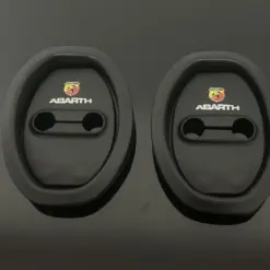 2x Abarth Türgummi Schlossgummi Dichtung links und rechts Abdeckung Schutz – Bild 3