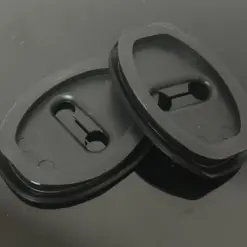 2x Abarth Türgummi Schlossgummi Dichtung links und rechts Abdeckung Schutz – Bild 4