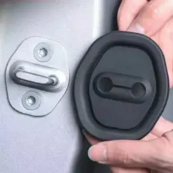 2x Abarth Türgummi Schlossgummi Dichtung links und rechts Abdeckung Schutz – Bild 7