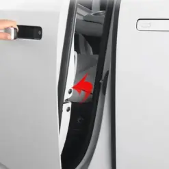 2x Abarth Türgummi Schlossgummi Dichtung links und rechts Abdeckung Schutz – Bild 8