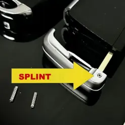 2x Ersatz für Klappschlüssel Bart Spannstift Splint Stift für BMW Autoschlüssel Schlüsselrohling auswechseln erneuern Schlüsselstift