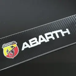 Alternative view of 2x für Abarth Seitenschweller Einstieg Aufkleber Kohlefaser- Design für Fiat Punto Abarth 500 Stilo Ducato Palio Bravo Doblo