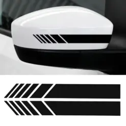 2x im Abarth Design SPIEGELAUFKLEBER 500 Emblem Schild Aufkleber ROT glänzend Spiegel – Bild 4