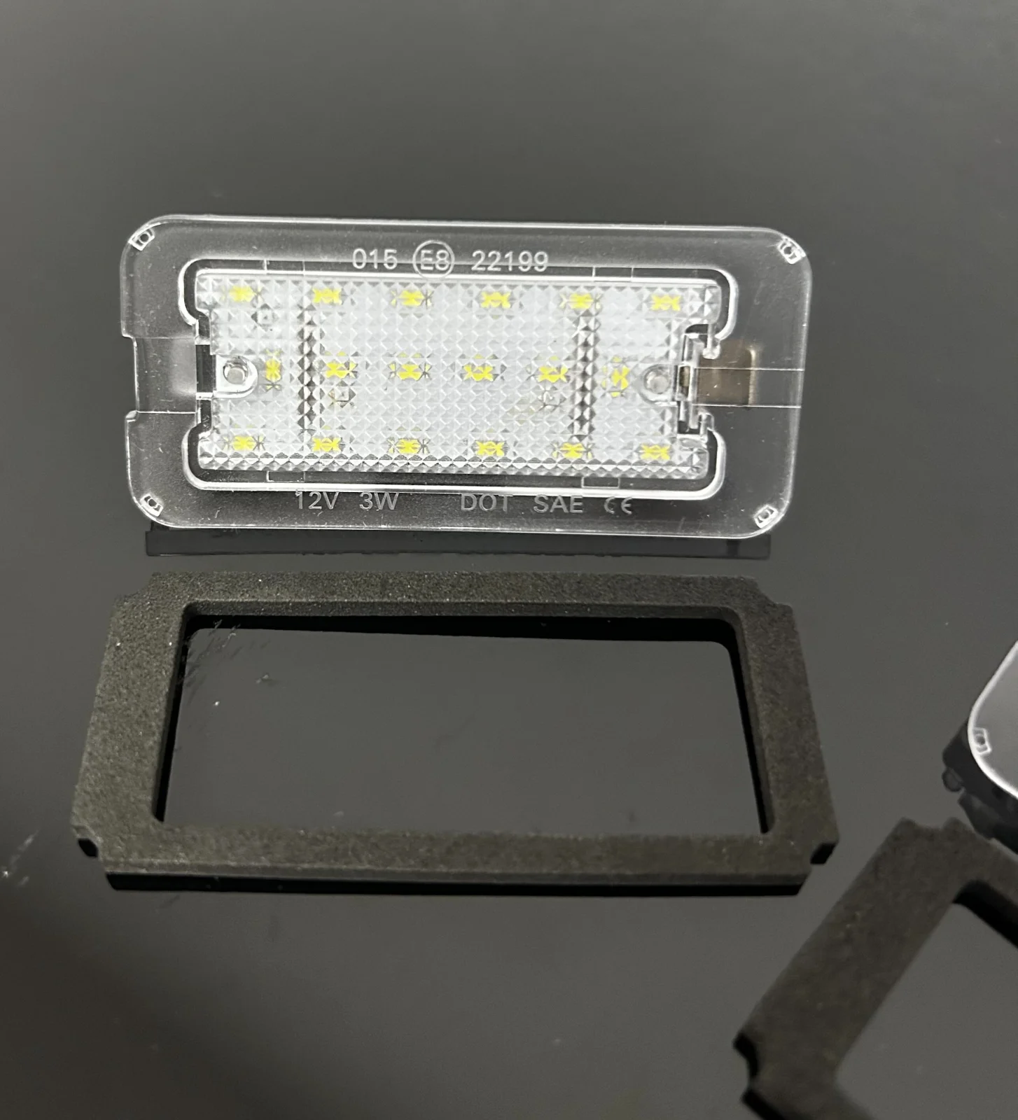 2x LED Kennzeichenbeleuchtung für Fiat Abarth 500 595 695 Leuchte Beleuchtung hinten 51800482 – Bild 2