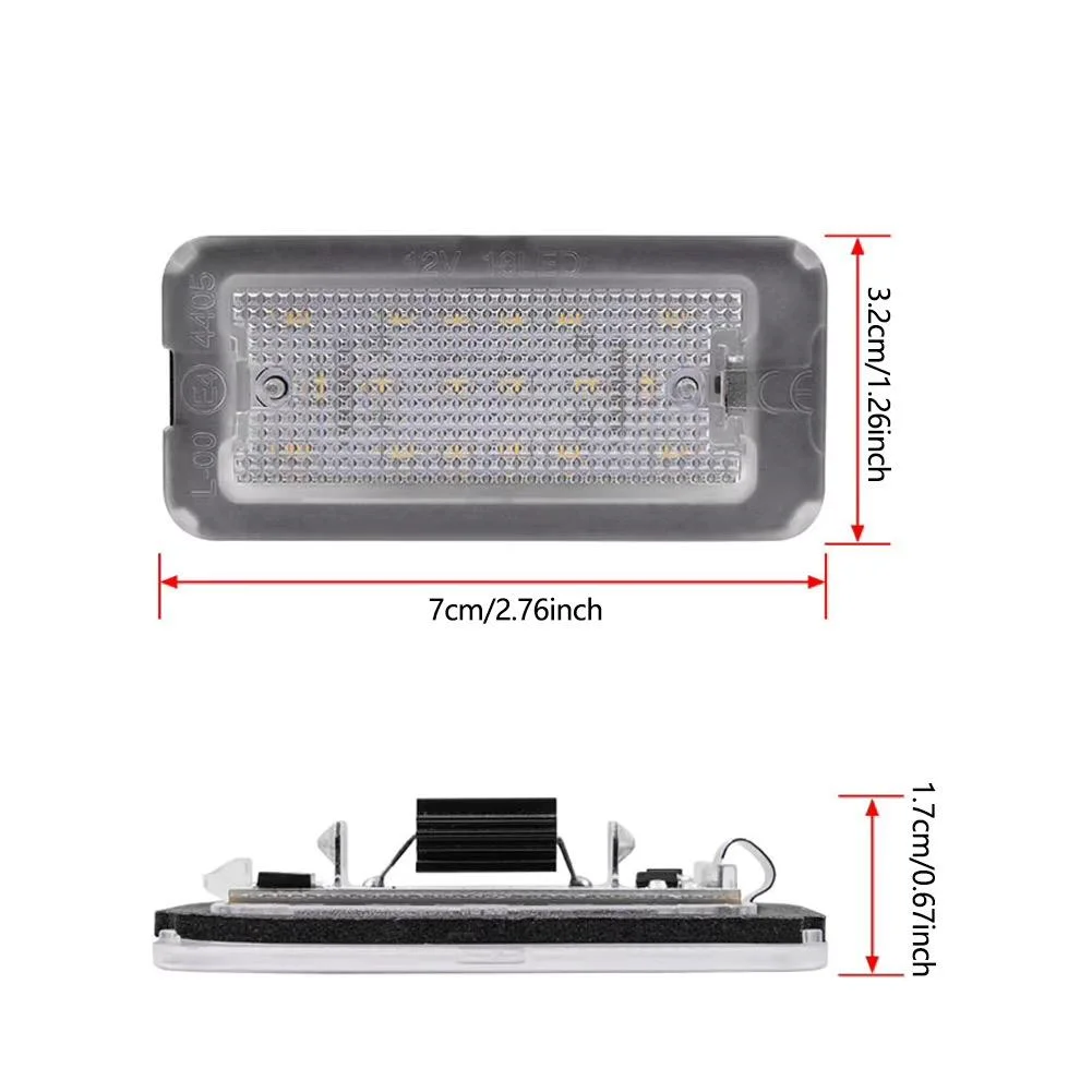 2x LED Kennzeichenbeleuchtung für Fiat Abarth 500 595 695 Leuchte Beleuchtung hinten 51800482 – Bild 8