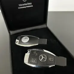 Alternative view of 2x MERCEDES BOX Funkschlüssel AMG + ELEKTRONIK Gehäuse Autoschlüssel Fahrzeugschlüssel Schlüssel Fernbedienung