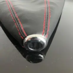 FIAT 500 Schaltbalg schwarz mit ROT Staubschutz Schalthebel Gangschaltung Manschette – Bild 8