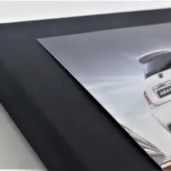 ABARTH 500 Wandbild Fotomontage 20x20 Leinwand mit Logo Emblem Karte Aufsteller – Bild 3