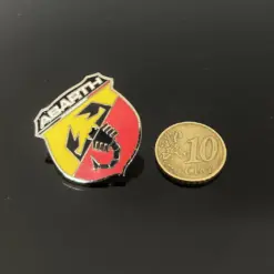 ABARTH neu PIN 25mm groß ORIGINAL ABARTH Fiat Emblem Logo Schild