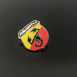 ABARTH neu PIN 25mm groß ORIGINAL ABARTH Fiat Emblem Logo Schild – Bild 5
