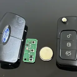 Alternative view of FORD Schlüsselgehäuse + Logo  + Elektronik Emblem Schlüssel 3 Tasten Focus Mondeo Kuga Fiesta Galaxy C-MAX