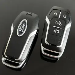 FORD Schlüsselgehäuse ORIGINAL + Logo Emblem Schlüssel Rohling Ford Fusion Explorer Rand Mustang Mondeo Kuka 2013-2018