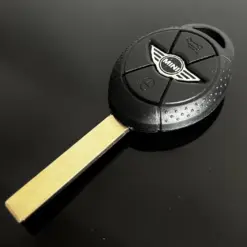 für einen MINI 3 Tasten Schlüsselgehäuse + Emblem Copper Schlüssel Rohling Ersatzschlüssel für Mini Cooper 2005–2007 – Bild 5