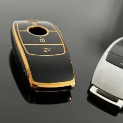 für Mercedes Benz Schutzhülle GOLD Auto Fernbedienung Schlüssel Schutz Case-A C E S G Klasse GLC CLE CLA W177 205 213 222 167 AMG – Bild 8