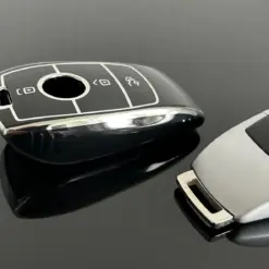 für Mercedes Benz Schutzhülle silber Auto Fernbedienung Schlüssel Schutz Case-A C E S G Klasse GLC CLE CLA W177 205 213 222 167 AMG – Bild 10
