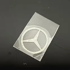 für Mercedes Stern am Schlüsselgehäuse KLEBEPAD 14mm doppelseitig Kleber für Logo Emblem Schlüssel – Bild 2