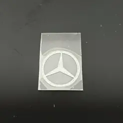 für Mercedes Stern am Schlüsselgehäuse KLEBEPAD 14mm doppelseitig Kleber für Logo Emblem Schlüssel – Bild 3