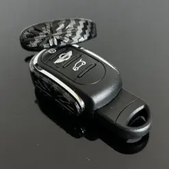 für MINI Schlüssel Anhänger Schutzring Copper CARBON Schlüsselkappe Schlüsselschutz F56 F55 F54 F60 Cabrio F57 weiter Modelle – Bild 9