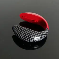 für MINI Schlüssel Anhänger Schutzring Copper CARBON/ROT Schlüsselkappe Schlüsselschutz F56 F55 F54 F60 Cabrio F57 – Bild 3