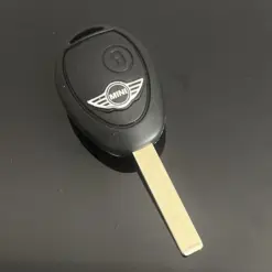 MINI original Schlüsselgehäuse + ALU Logo Batterie Emblem Schlüssel Rohling BMW MG Cooper R53 / R50 – Bild 4