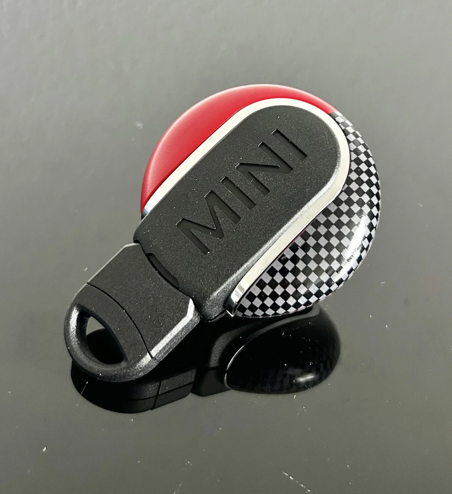 MINI original Schlüsselgehäuse + Emblem Copper CARBON Schlüssel Rohling Ersatzschlüssel F56 F55 F54 F60 Cabrio F57 + weitere Modelle – Bild 5