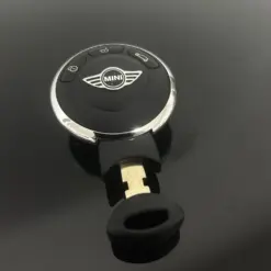 MINI original Schlüsselgehäuse + Logo Emblem Schlüssel Rohling BMW R56 R57 R58 Cabrio R60 R61 Clubman Countryman – Bild 4