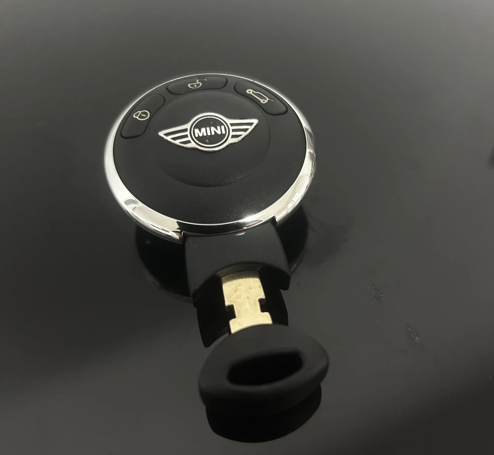 MINI original Schlüsselgehäuse + Logo Emblem Schlüssel Rohling BMW R56 R57 R58 Cabrio R60 R61 Clubman Countryman – Bild 4