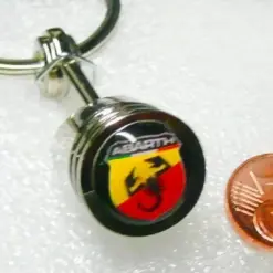 NEU 1x für Fiat ABARTH Schlüsselanhänger Tributo 595 695 Keychain Ring – Bild 3