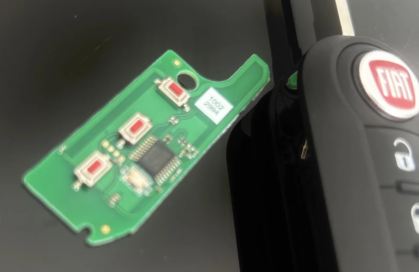 NEU FIAT 3 Tasten original ELEKTRONIK für Autoschlüssel Fahrzeug Schlüssel Fernbedienung – Bild 4