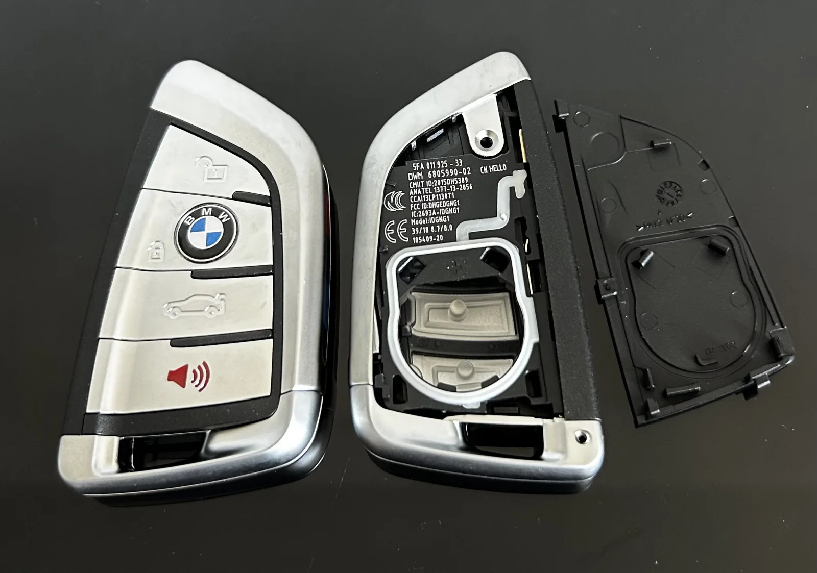 1x NEU Schlüssel Gehäuse 4 Tasten mit EMBLEM für BMW METALL 3 5 6 8 X3 X4 X5 X7 G-Serie G21 G20 G31 G30 – Bild 8