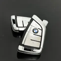 NEU Schlüssel Gehäuse 4 Tasten mit EMBLEM für BMW METALL 3 5 6 8 X3 X4 X5 X7 G-Serie G21 G20 G31 G30 – Bild 4